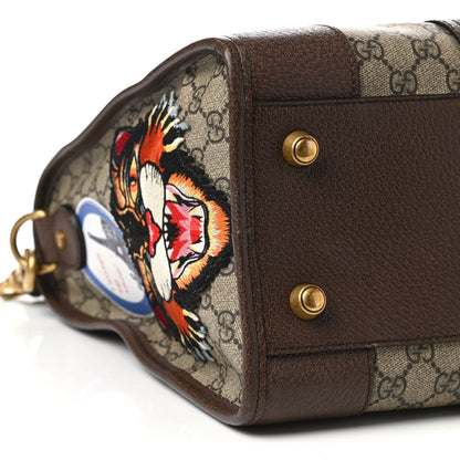 Gucci Soft GG Supreme Monogram Courrier Medium Duffle Bag Beige New Acero Multicolor 7 of 10