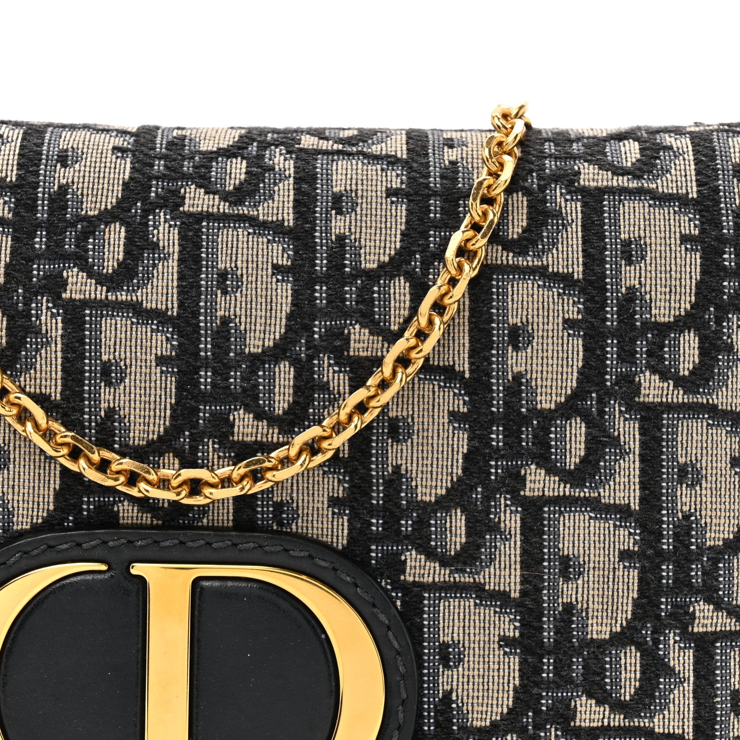 Christian Dior Oblique 30 Montaigne 2-In-1 Pouch Blue 8 of 16