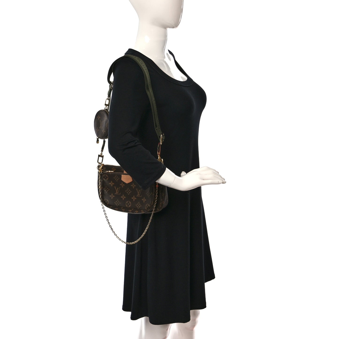 Monogram Multi Pochette Accessories Kaki