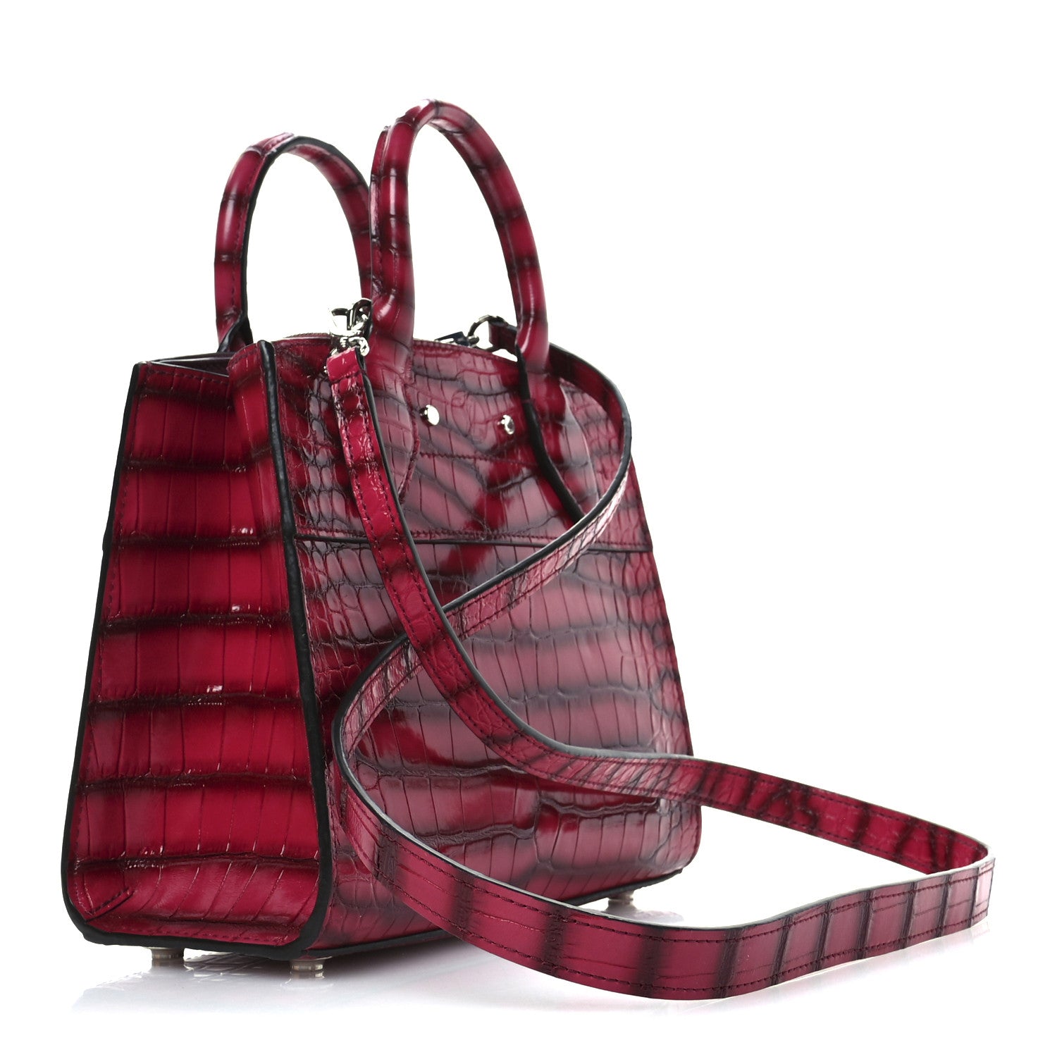 Louis Vuitton Brilliant Alligator Mini City Steamer Fuchsia 3 of 12