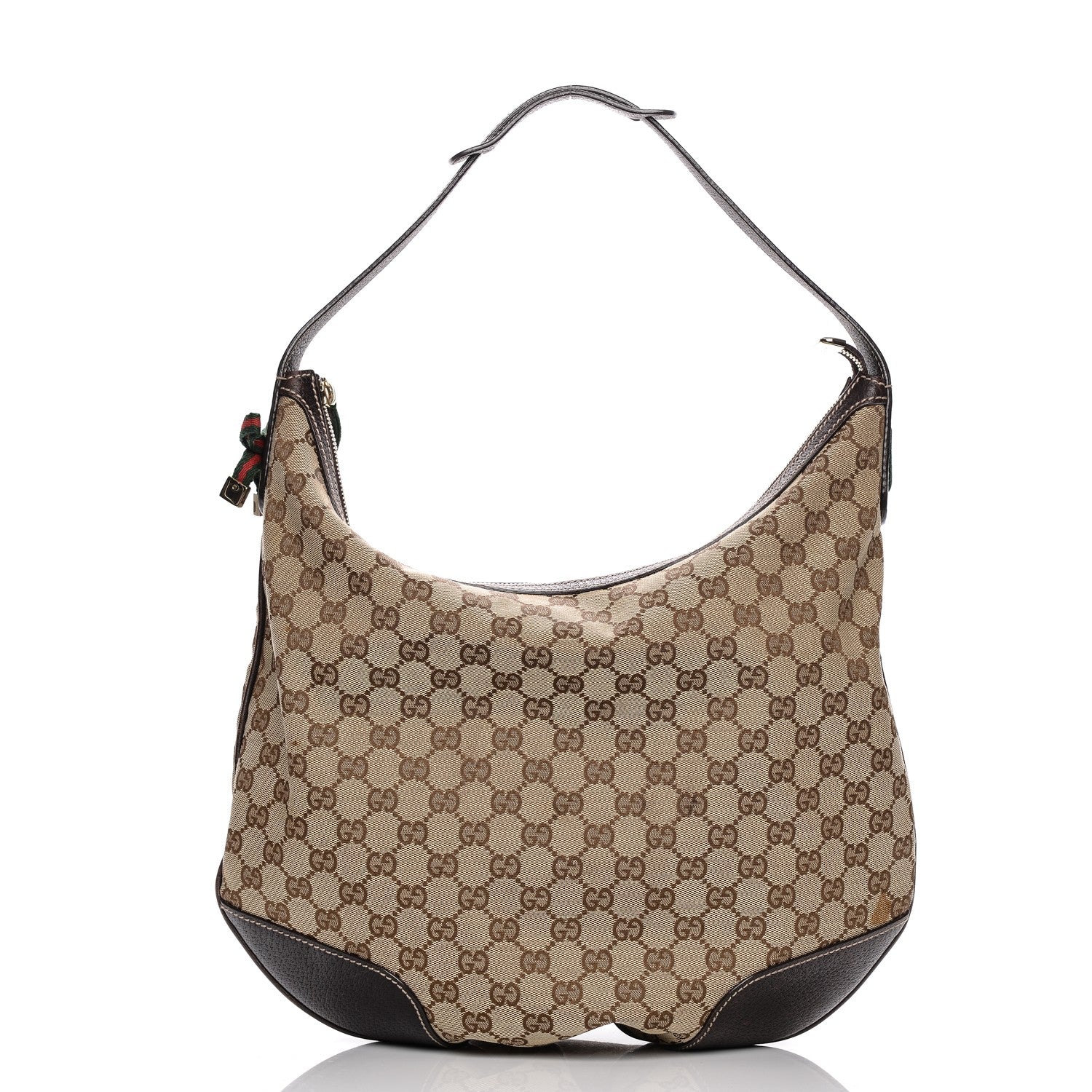 Gucci Monogram Large Princy Hobo Dark Brown 1 of 9