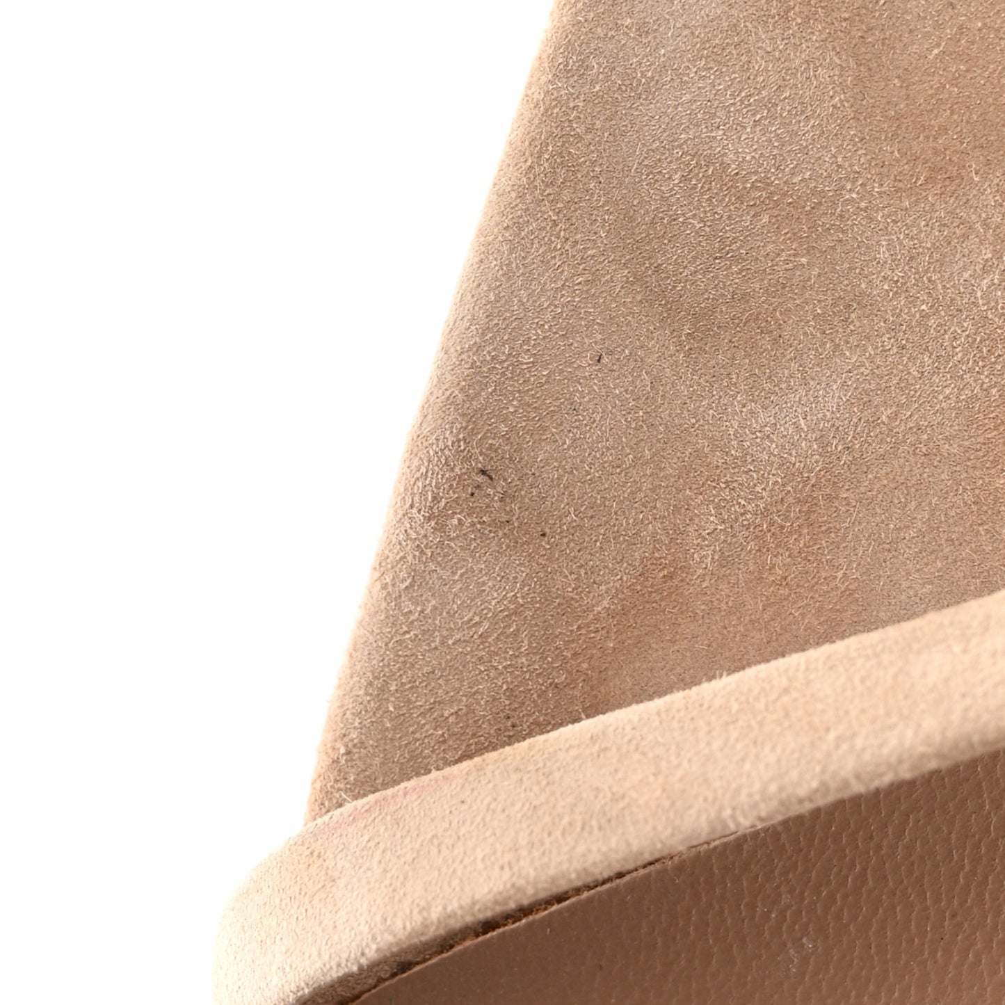 Suede Calfskin Opyum 110 Sandals Cachemere 39.5 Pale Gold