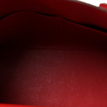 Hermes Togo Kelly Retourne 32 Rouge Casaque 5 of 9