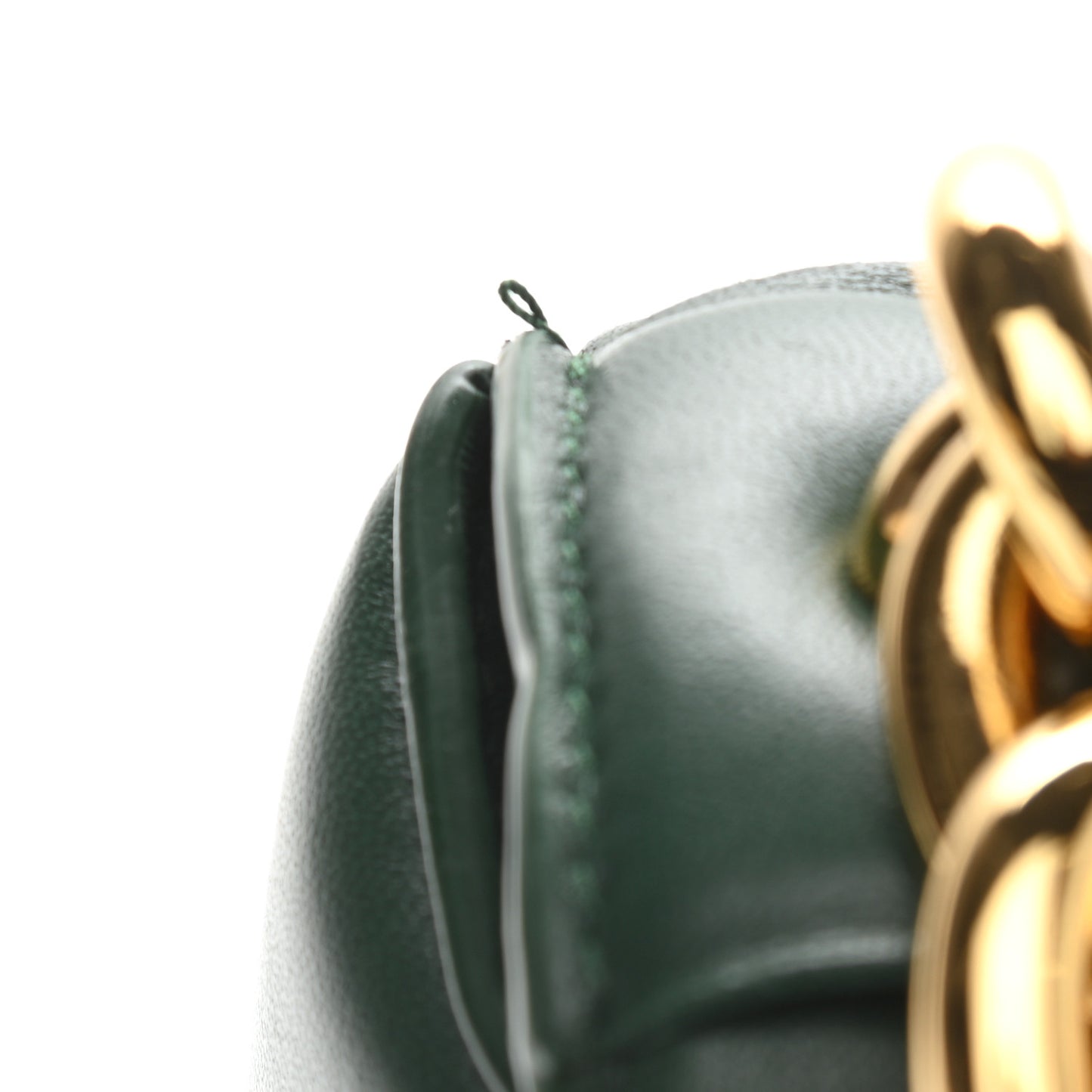 Lambskin Maxi Intreccio Padded Chain Cassette Crossbody Bag Raintree