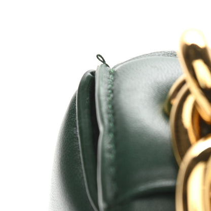 Bottega Veneta Lambskin Maxi Intreccio Padded Chain Cassette Crossbody Bag Raintree 9 of 9
