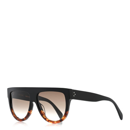 Celine Shadow Sunglasses CL 41026/S Black Havana 1 of 6