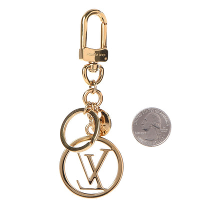 Louis Vuitton LV Facettes Bag Charm Key Holder Gold 2 of 4