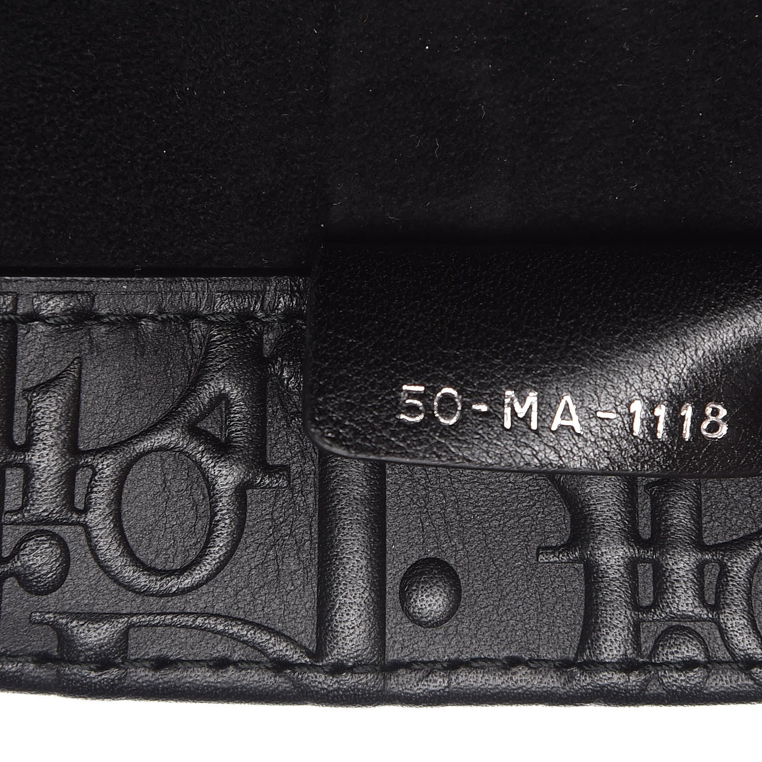 Christian Dior Oblique Calfskin Embossed Book Tote Black 7 of 9