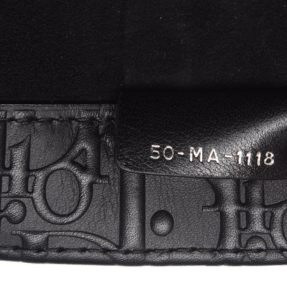 Christian Dior Oblique Calfskin Embossed Book Tote Black 7 of 9