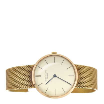 Patek Philippe 18K Yellow Gold 34mm Calatrava Manual Winding Watch Champagne 3484 2 of 5
