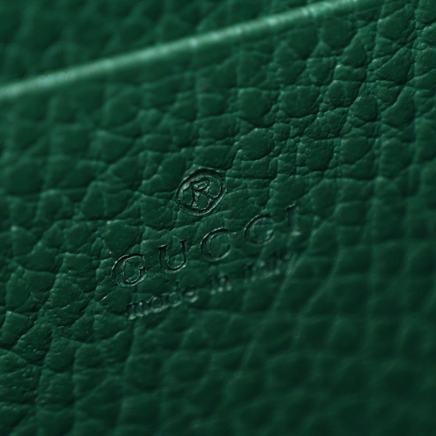 Gucci Calfskin Mini Dionysus Chain Wallet Emerald 9 of 13