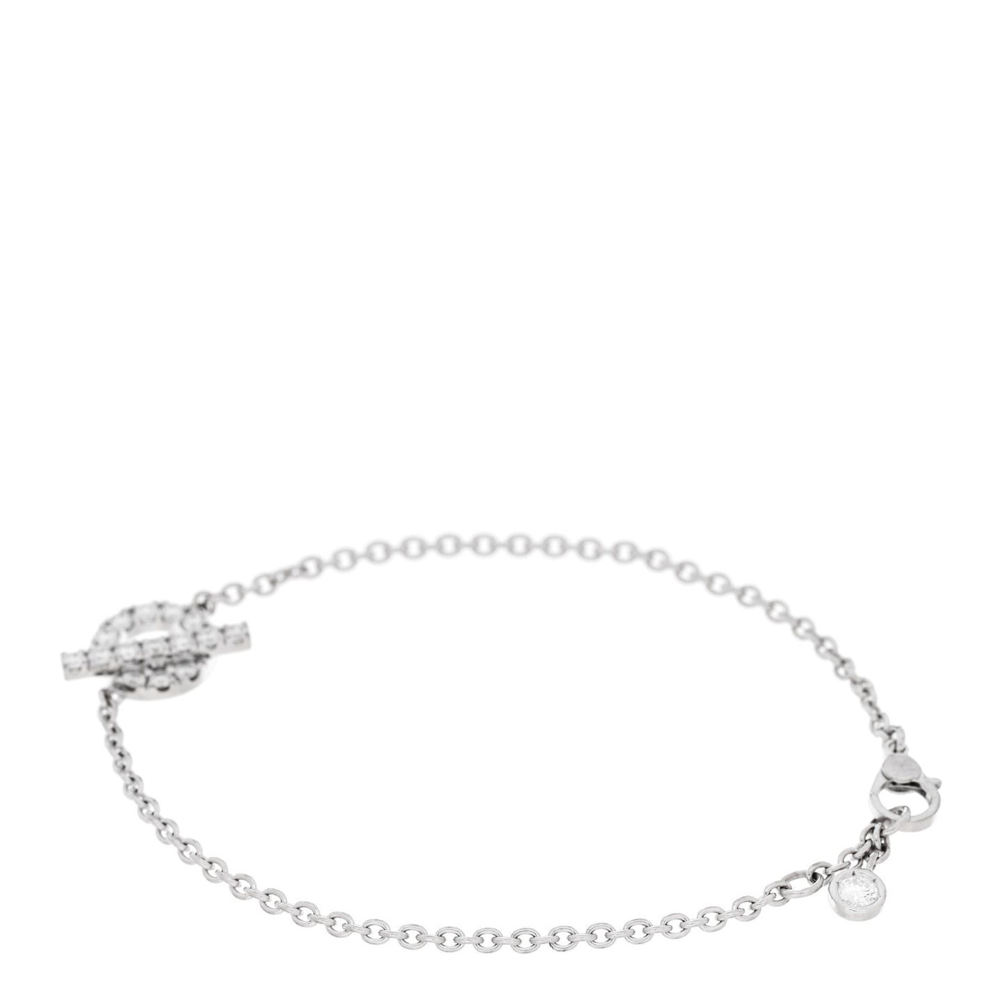 18K White Gold Diamond Finesse Bracelet ST