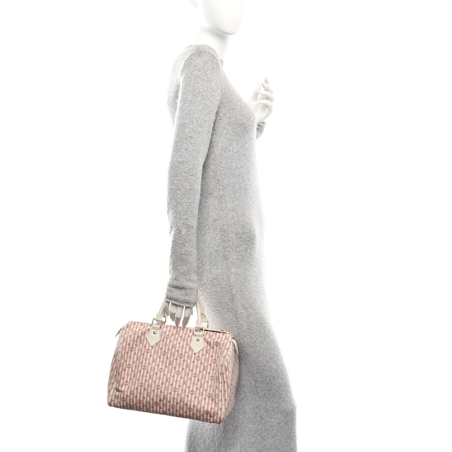 Mini Lin Croisette Speedy 30 Rouge