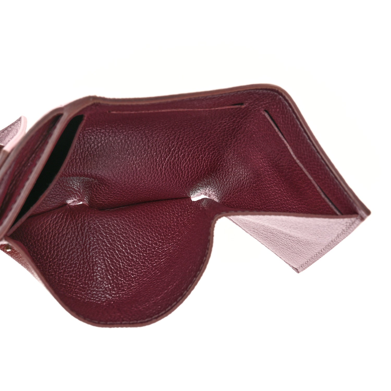 Louis Vuitton Metallic Calfskin Lockmini Wallet Pink 6 of 13