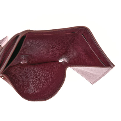 Louis Vuitton Metallic Calfskin Lockmini Wallet Pink 6 of 13