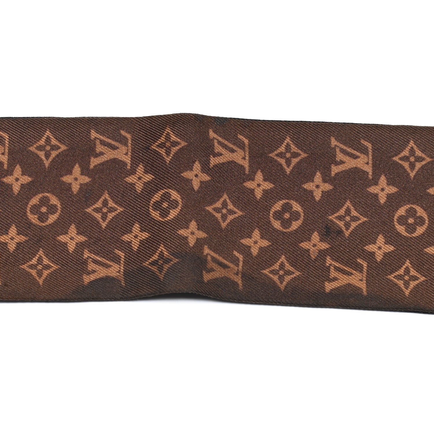 Louis Vuitton Silk Monogram LV Stories BB Bandeau Black 2 of 6