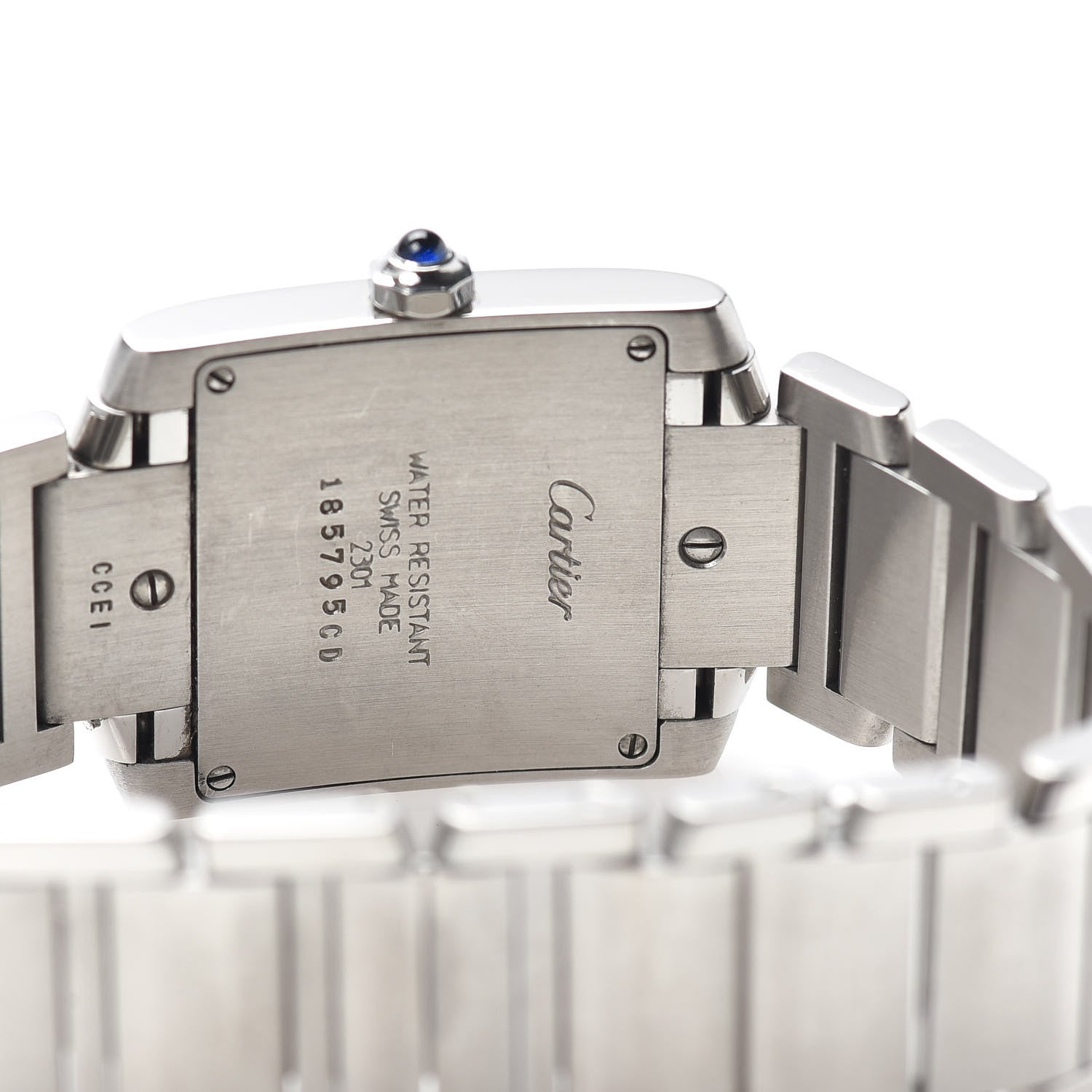 Cartier Stainless Steel 25mm Tank Francaise Quartz Watch 5 of 8