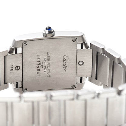 Cartier Stainless Steel 25mm Tank Francaise Quartz Watch 5 of 8