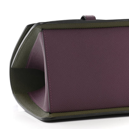 Moynat Carat Calfskin Madeleine Clutch Eggplant 5 of 9