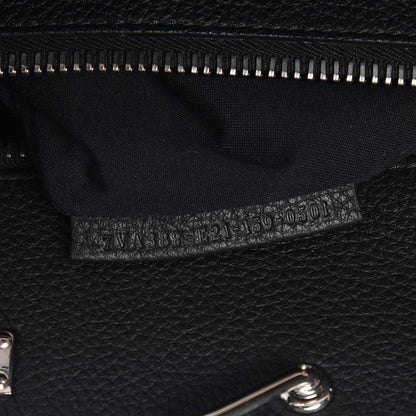 Fendi Cuoio Romano Selleria Bi-Color Large Mens Peekaboo Iconic Essential Satchel Lavagna Black 7 of 7