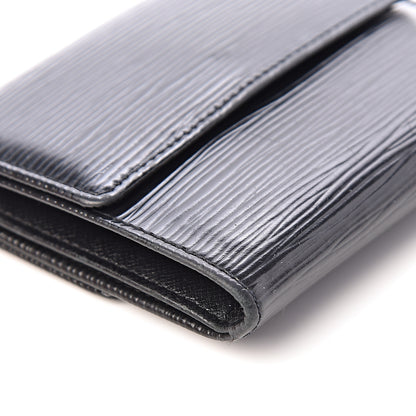 Louis Vuitton Epi Elise Wallet Black 12 of 12