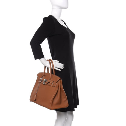 Hermes Togo Birkin 35 Gold 2 of 10