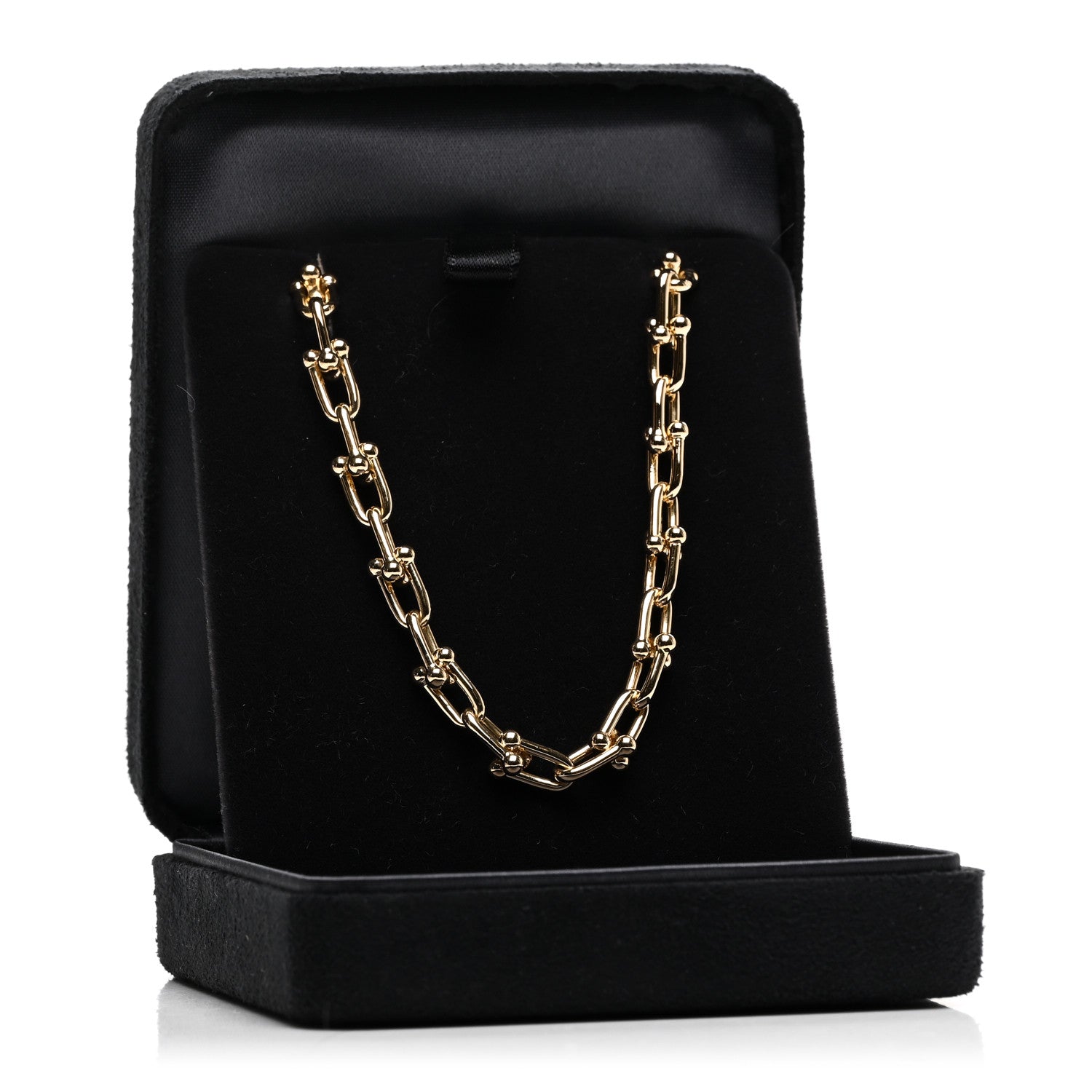 Tiffany 18K Yellow Gold Small HardWear Link Necklace 5 of 5