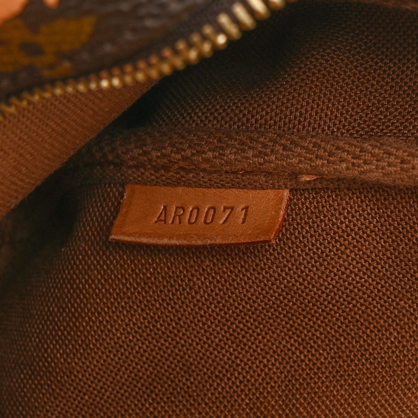 Monogram Graffiti Pochette Accessories Peach