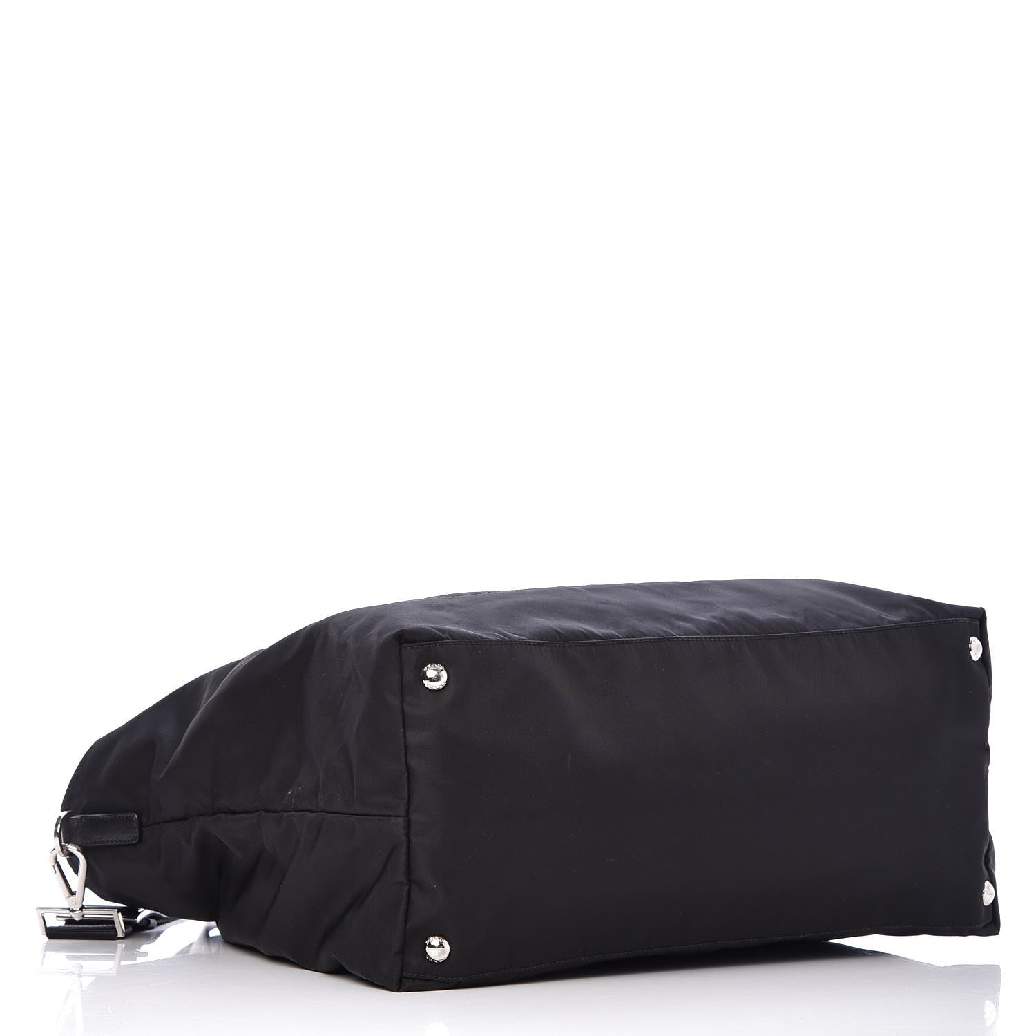 Prada Tessuto Nylon Saffiano Vela Tote Black 5 of 9