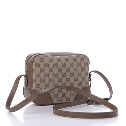 Gucci Monogram Mini Bree Messenger Bag Beige Tabacco 3 of 9