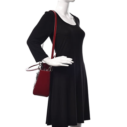 Christian Dior Patent Cannage Medium Lady Dior Red 2 of 13