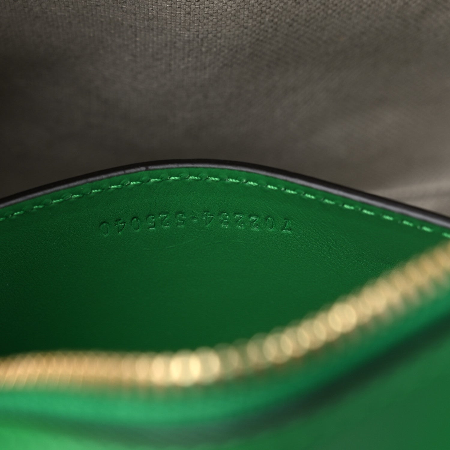 Gucci Calfskin GG Matelasse Shoulder Bag Spring Green Natural 8 of 11