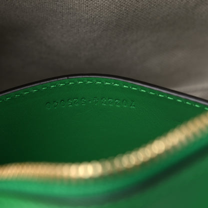 Gucci Calfskin GG Matelasse Shoulder Bag Spring Green Natural 8 of 11