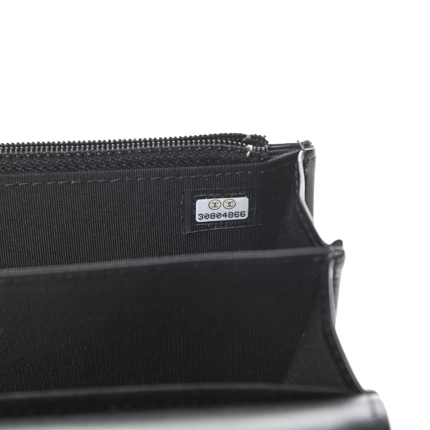 Chanel Calfskin Quilted Mini Maxi Pearls Wallet On Chain WOC Black 7 of 12