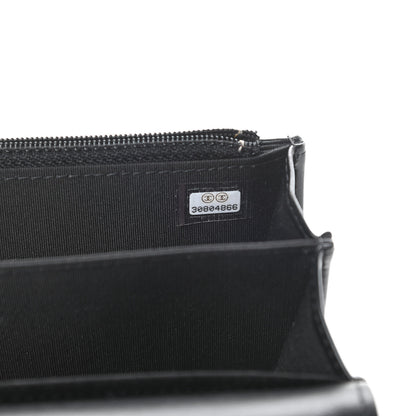 Chanel Calfskin Quilted Mini Maxi Pearls Wallet On Chain WOC Black 7 of 12
