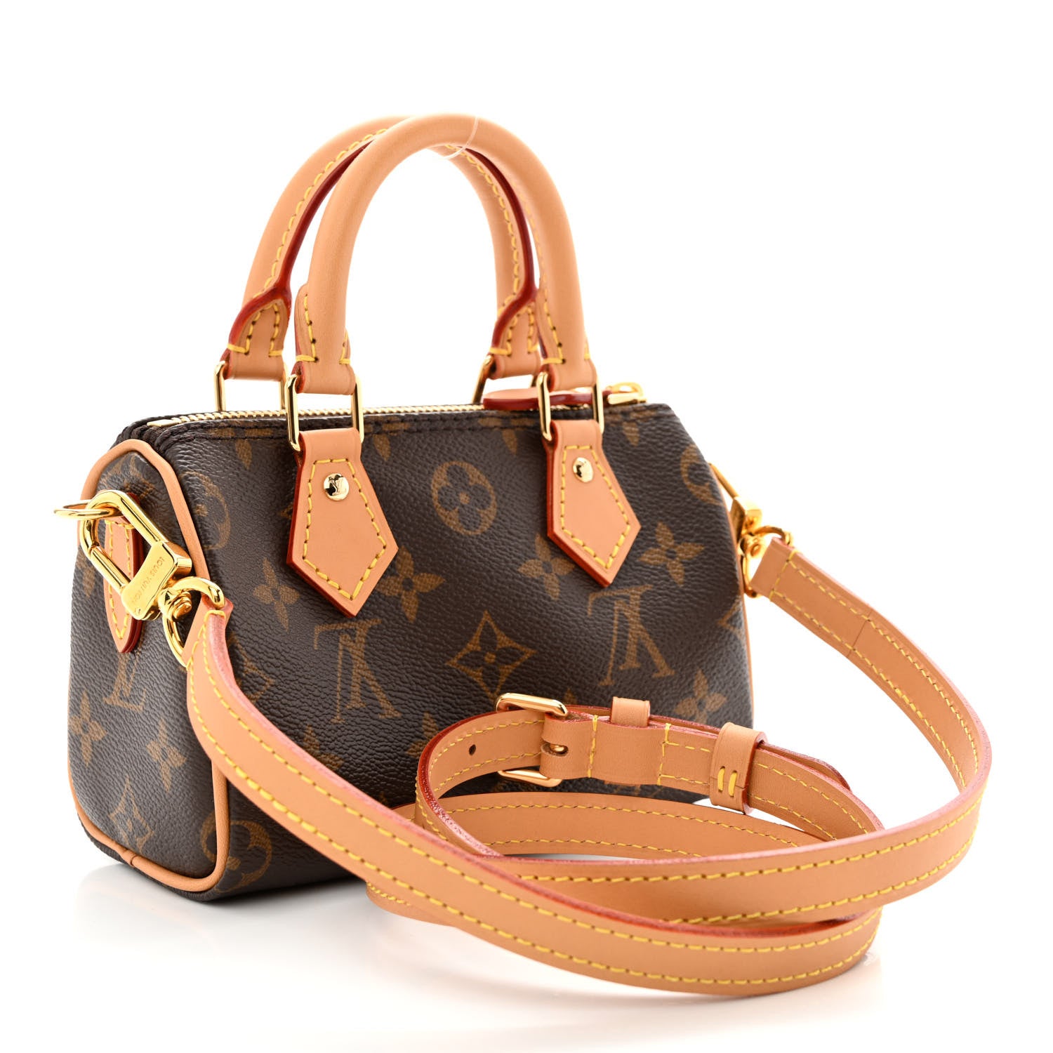 Louis Vuitton Monogram Nano Speedy Bandouliere 3 of 11