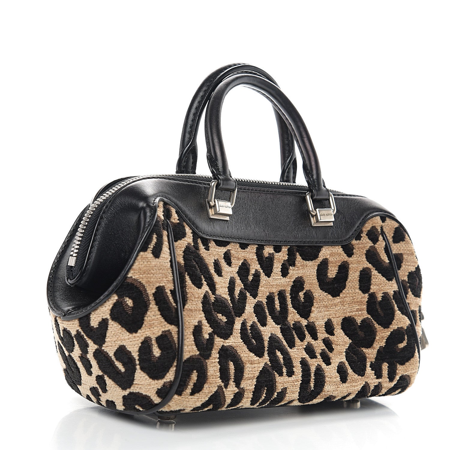 Louis Vuitton Jacquard Velvet Leopard Print Stephen Sprouse Baby Bag 2 of 9