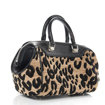 Louis Vuitton Jacquard Velvet Leopard Print Stephen Sprouse Baby Bag 2 of 9