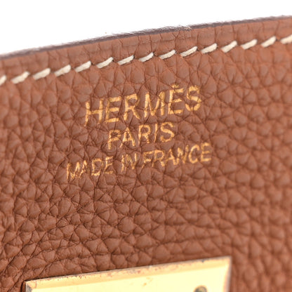 Hermes Togo Birkin 35 Gold 6 of 14