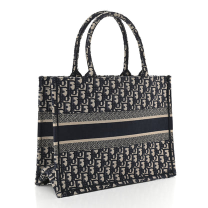 Christian Dior Oblique Medium Book Tote Blue Multicolor 2 of 8