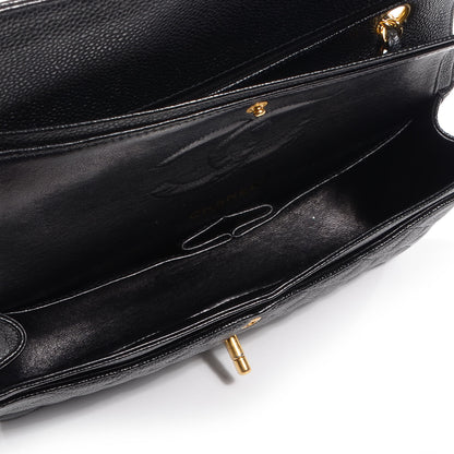 Chanel Caviar Quilted Medium Double Flap Black 5 of 8