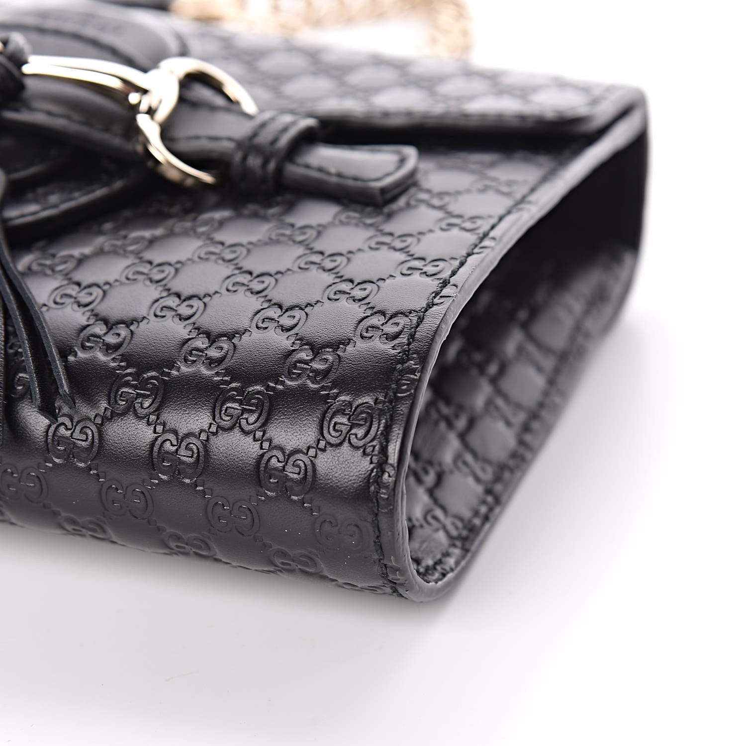 Gucci Microguccissima Mini Emily Shoulder Bag Black 6 of 12