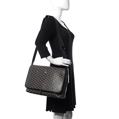 Goyard Goyardine Capetien Messenger Bag Black 2 of 8