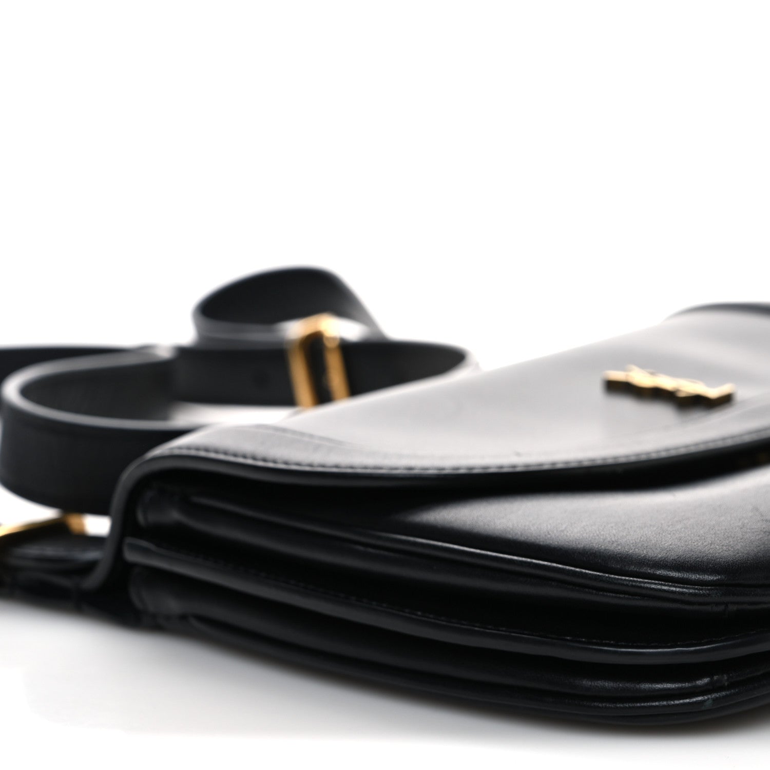 Saint Laurent Smooth Calfskin Medium Charlie Shoulder Bag Black 9 of 12