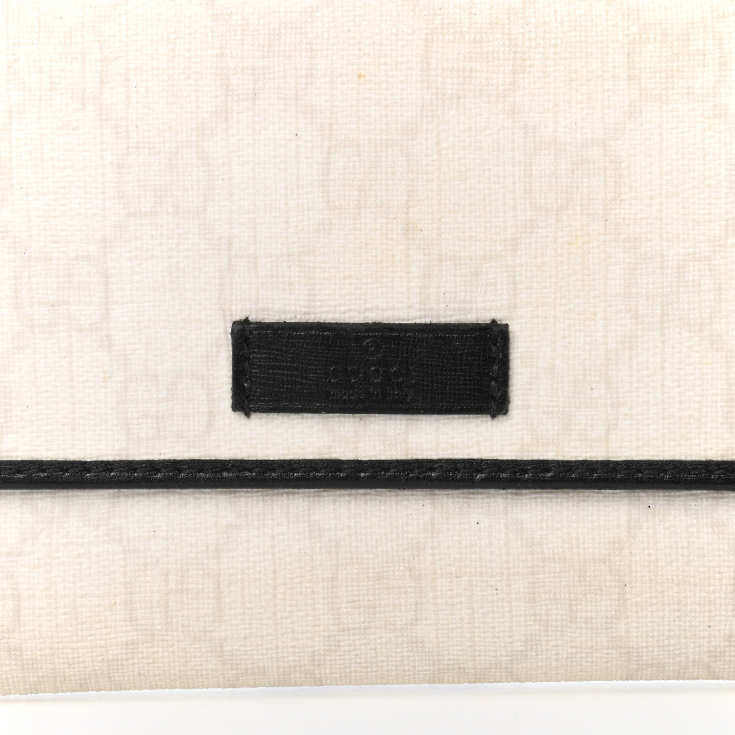 Gucci GG Plus Monogram Joy Continental Flap Wallet White Black 7 of 8