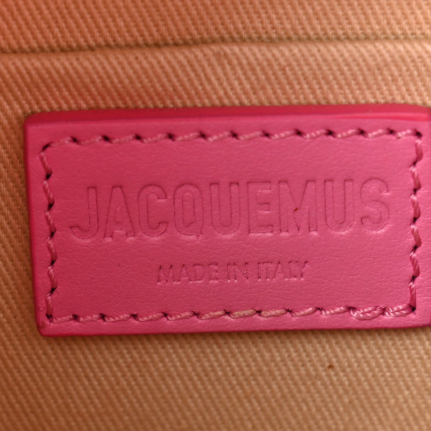 Jacquemus Smooth Calfskin Le Rectangle Shoulder Bag Pink 6 of 13