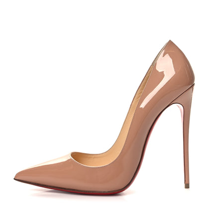 Christian Louboutin Patent So Kate 120 Pumps 41 Nude 1 of 7