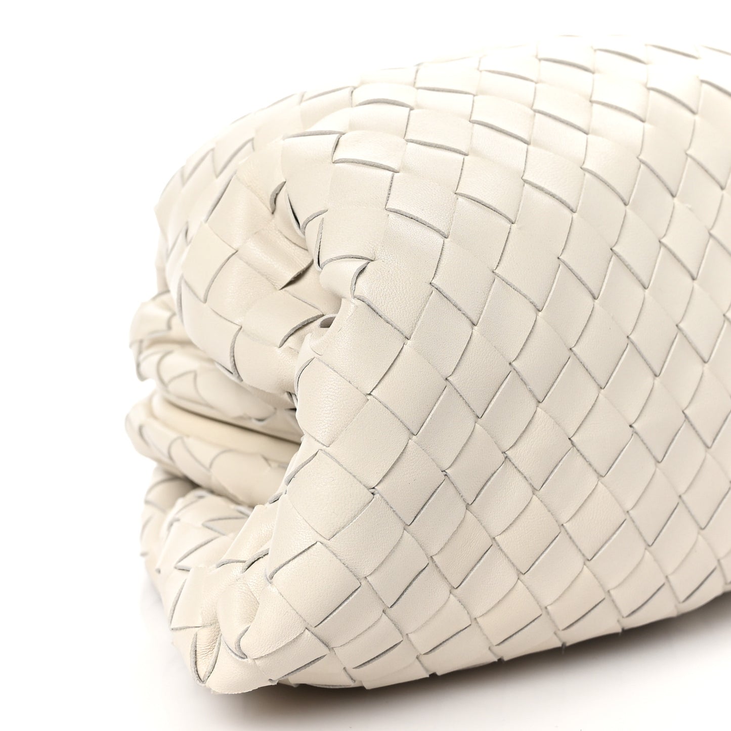 Nappa Maxi Intrecciato The Pouch Oversized Clutch Plaster