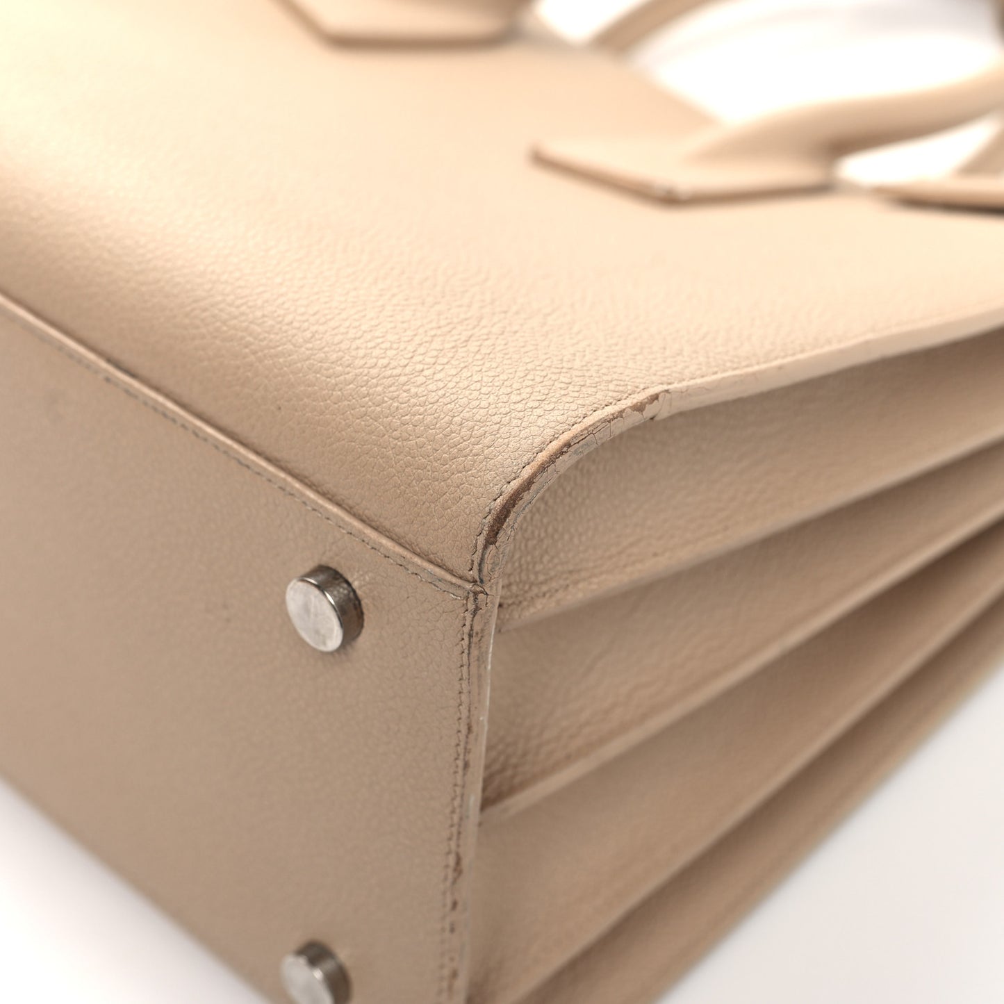 Grained Calfskin Small Sac De Jour Nude Powder