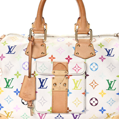 Louis Vuitton Monogram Multicolor Speedy 30 White 8 of 13
